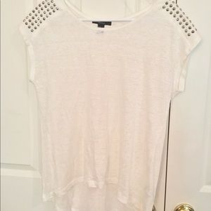 FOREVER 21 STUD SHOULDER SHIRT/Tunic Worn 1x